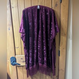 Kismet OS Boho Tasseled Shawl